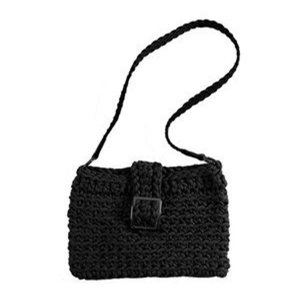 DMC - Kit Ganchillo - Hoooked Bolso Taormina - Negro